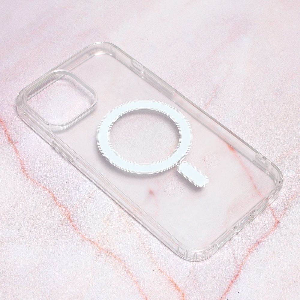 Maska za Apple iPhone 13 Pro Max — Magsafe, transparent