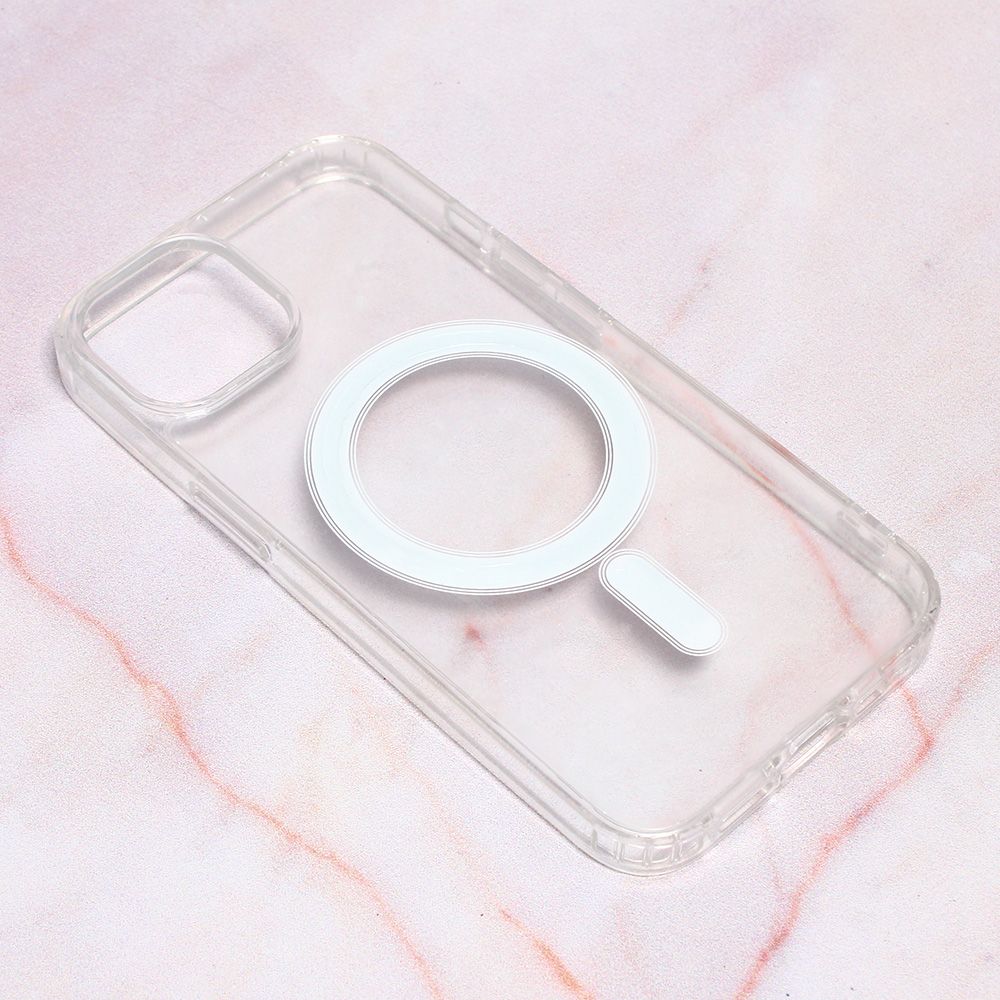 Maska za Apple iPhone 14 — Magsafe, transparent