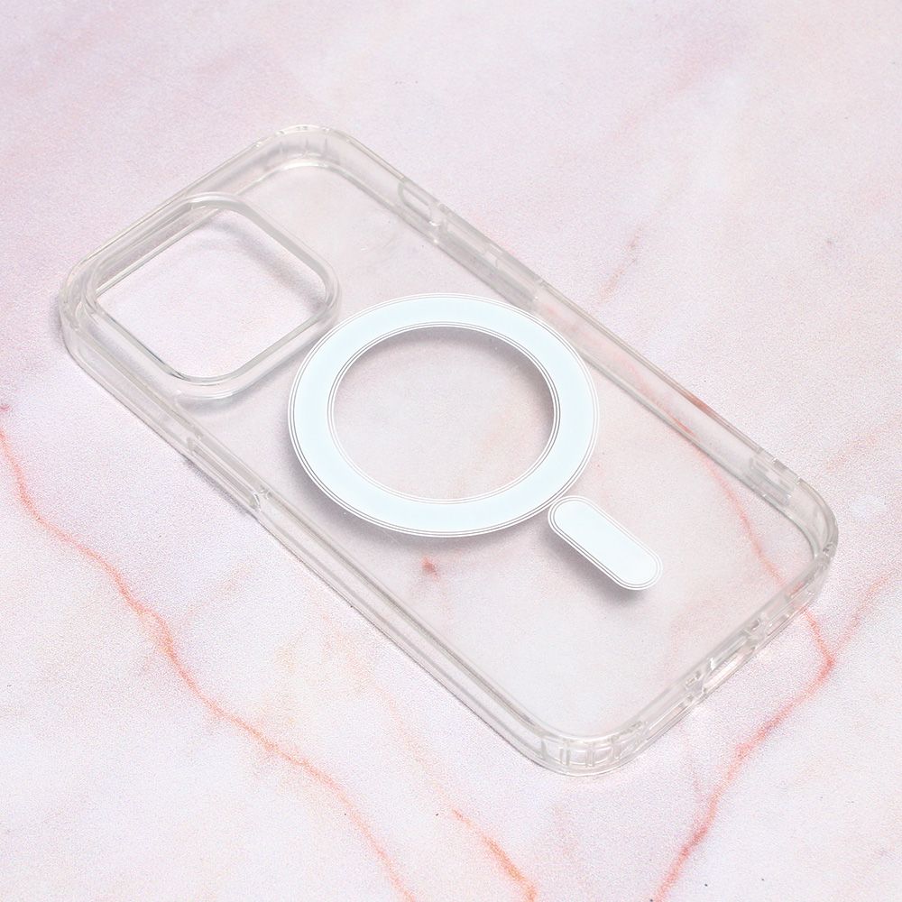 Maska za Apple iPhone 14 Plus — Magsafe, transparent