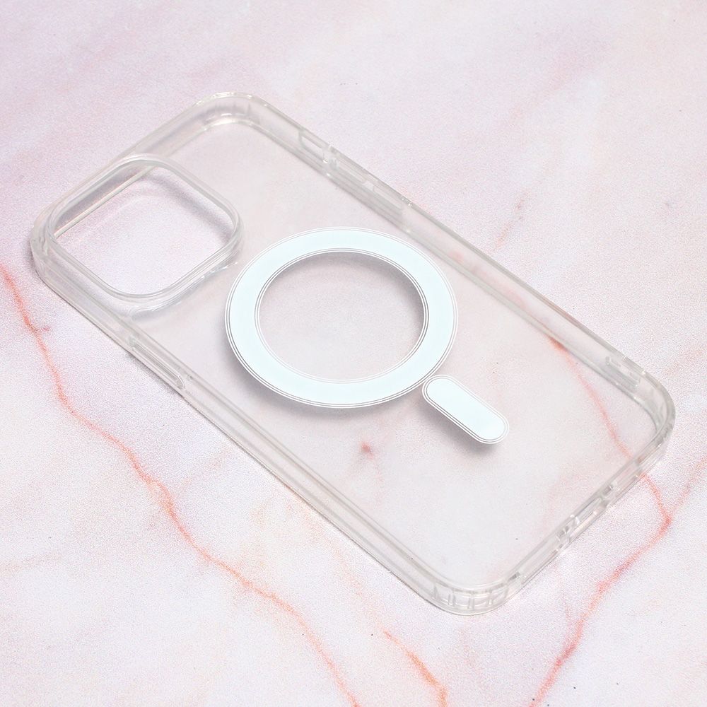 Maska za Apple iPhone 14 Pro Max — Magsafe, transparent