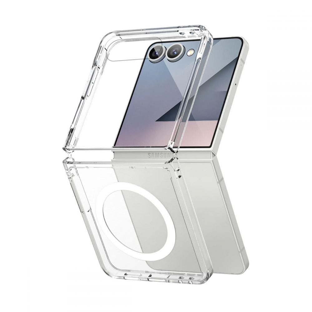 Maska za Samsung Galaxy Z Flip 7 — Magsafe, transparent