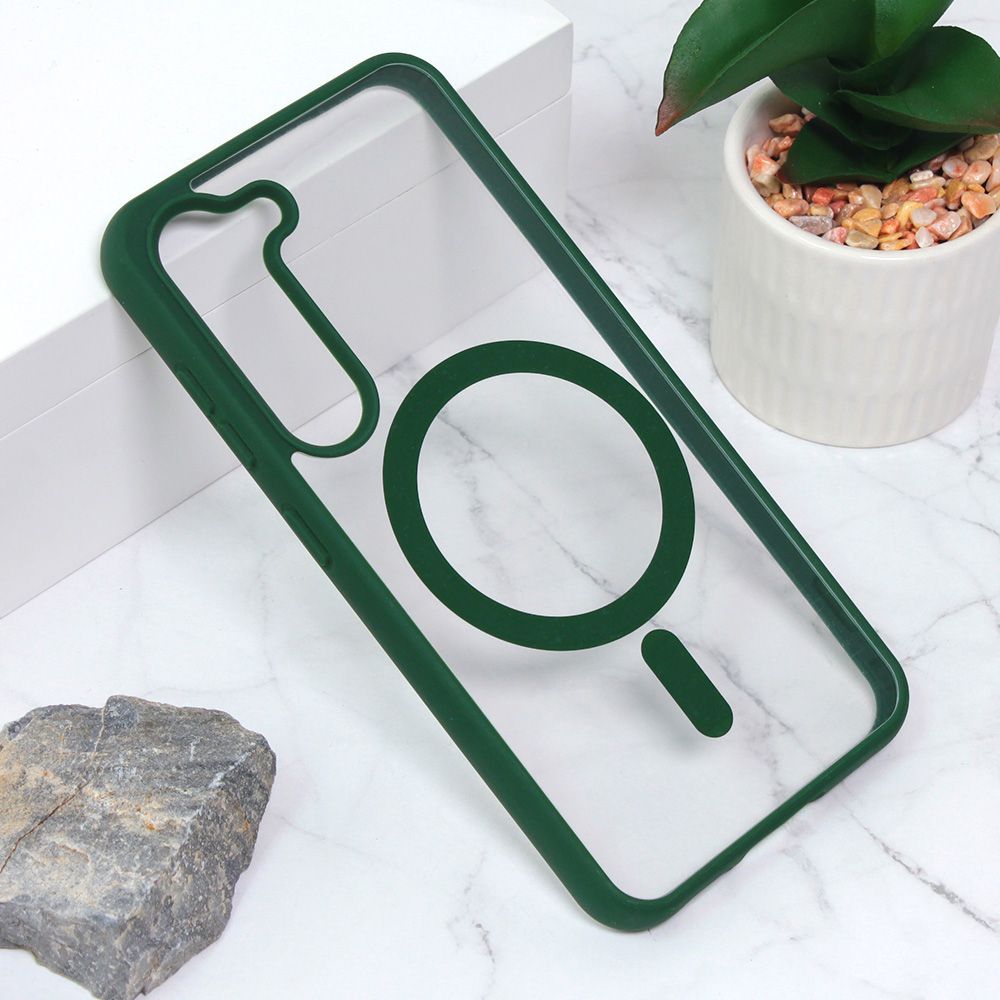 Maska za Samsung Galaxy S23 Plus — Magsafe, zelena