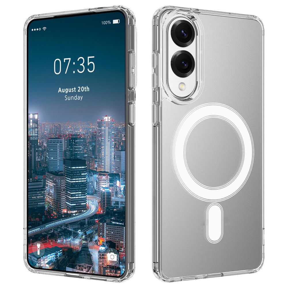 Maska za Samsung Galaxy S25 Edge — Magsafe, transparent