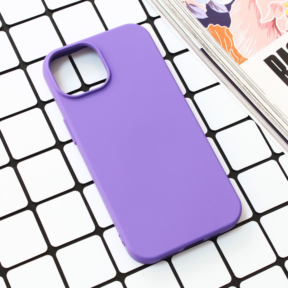 Maska za Apple iPhone 15 — Nano Silikon, ljubicasta