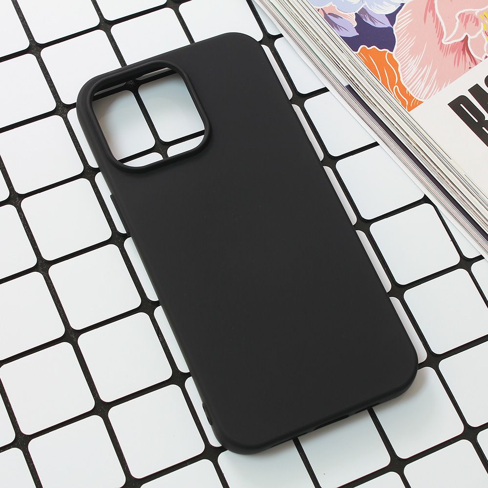 Maska za Apple iPhone 15 Pro Max — Nano Silikon, crna