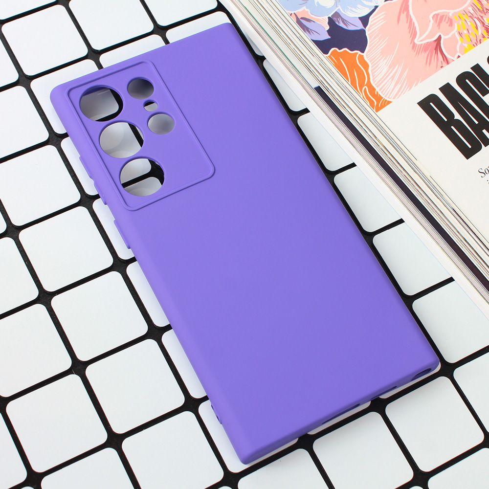Maska za Samsung Galaxy S24 Ultra — Nano Silikon, ljubicasta