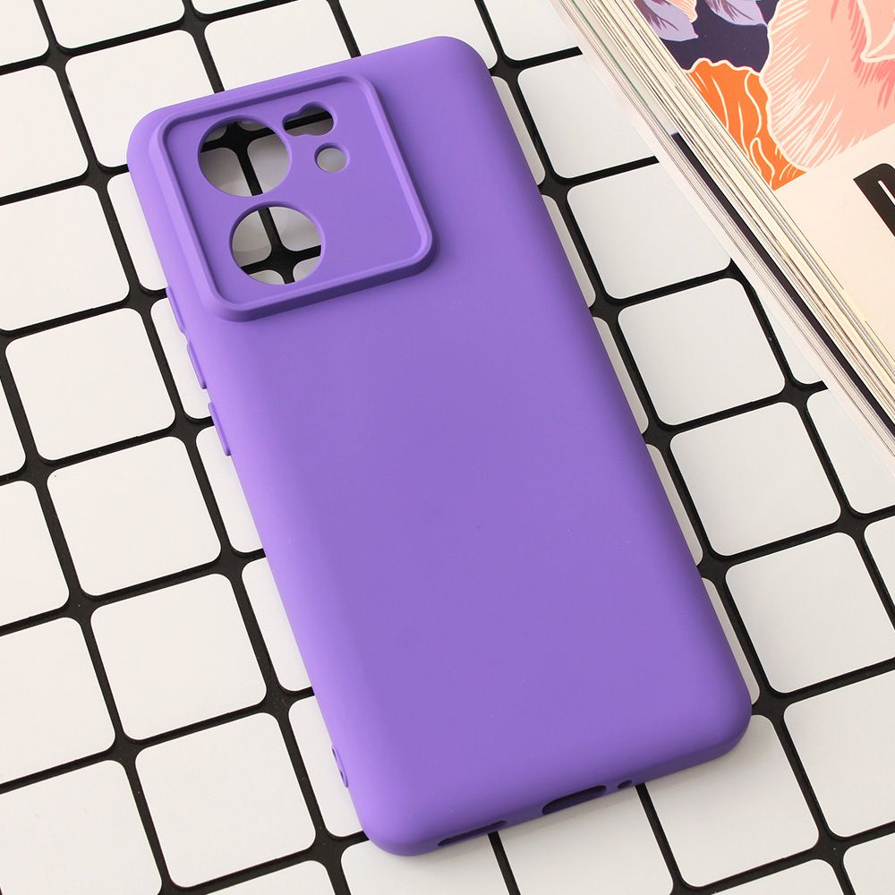 Maska za Xiaomi 13T Pro — Nano Silikon, ljubicasta
