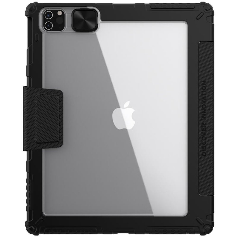 Maska za Apple iPad Pro 12.9 — Nillkin Bumper Leather, crna