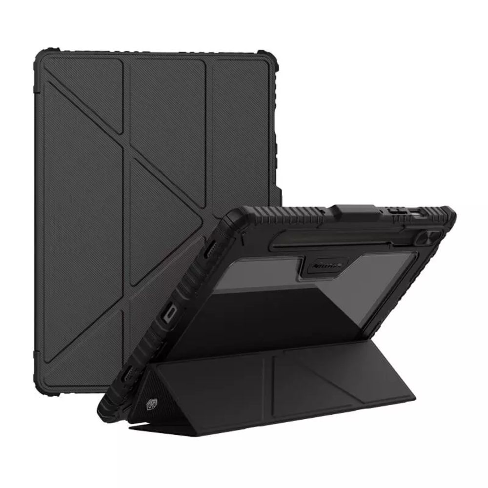 Maska za Samsung Galaxy Tab S9 — Nillkin Bumper Leather Pro, crna