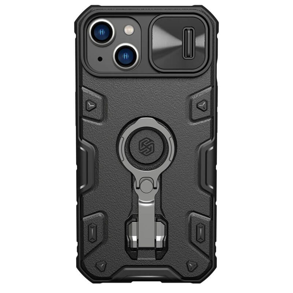 Maska za Apple iPhone 14 — Nillkin CamShield Armor Pro, crna