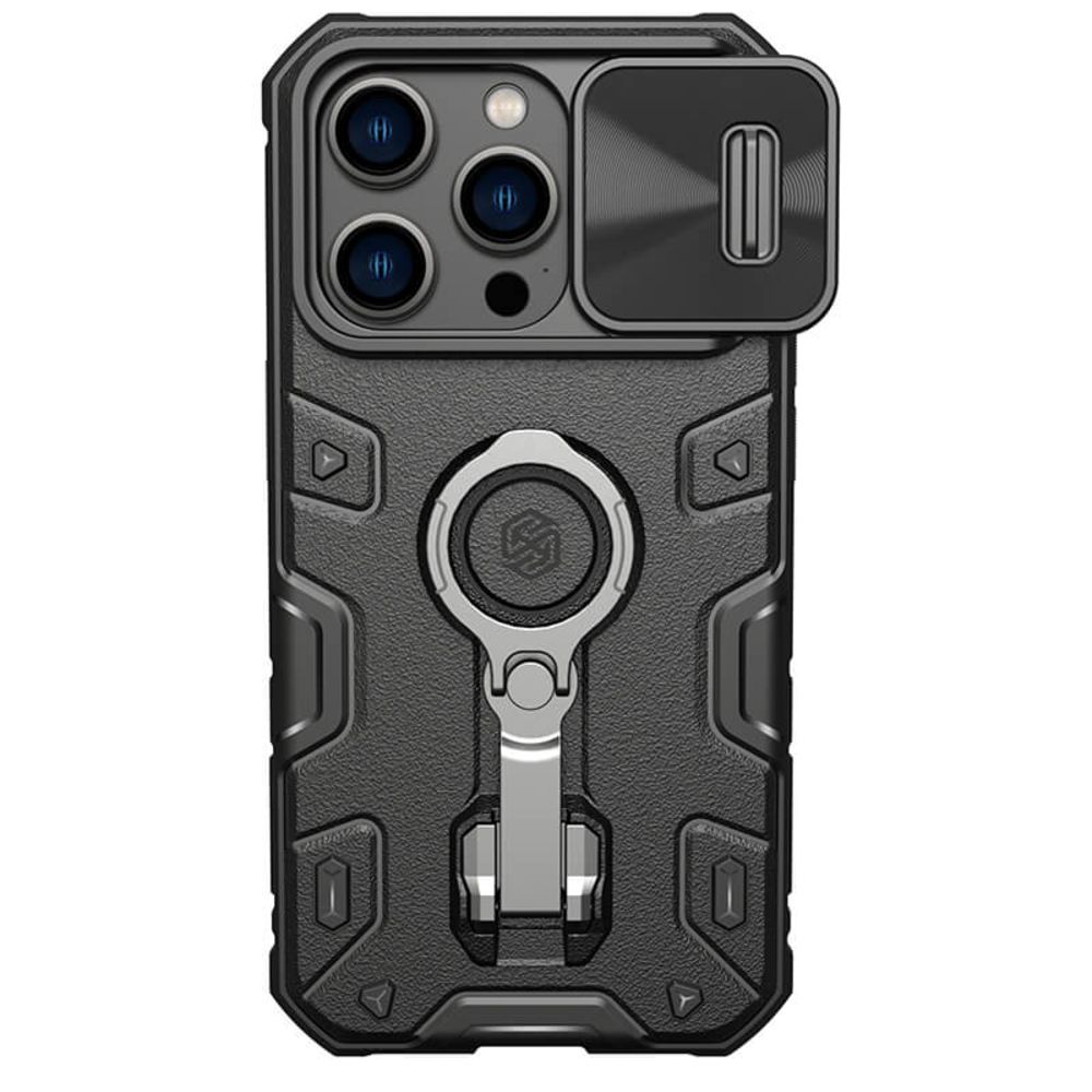 Maska za Apple iPhone 14 Pro — Nillkin CamShield Armor, crna