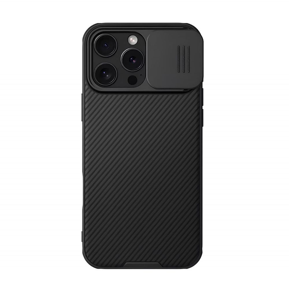 Maska za Apple iPhone 16 Pro — Nillkin CamShield Magnetic, crna