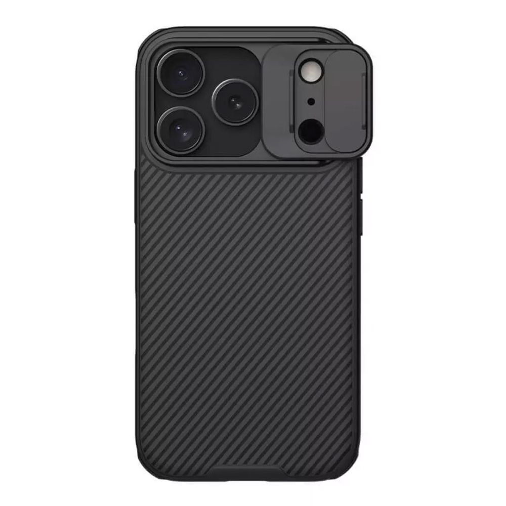 Maska za Apple iPhone 17 Pro — Nillkin CamShield Magnetic, crna