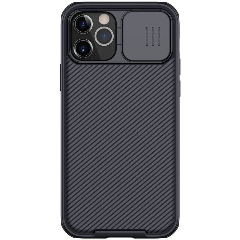 Maska za Apple iPhone 12 Pro — Nillkin CamShield, crna