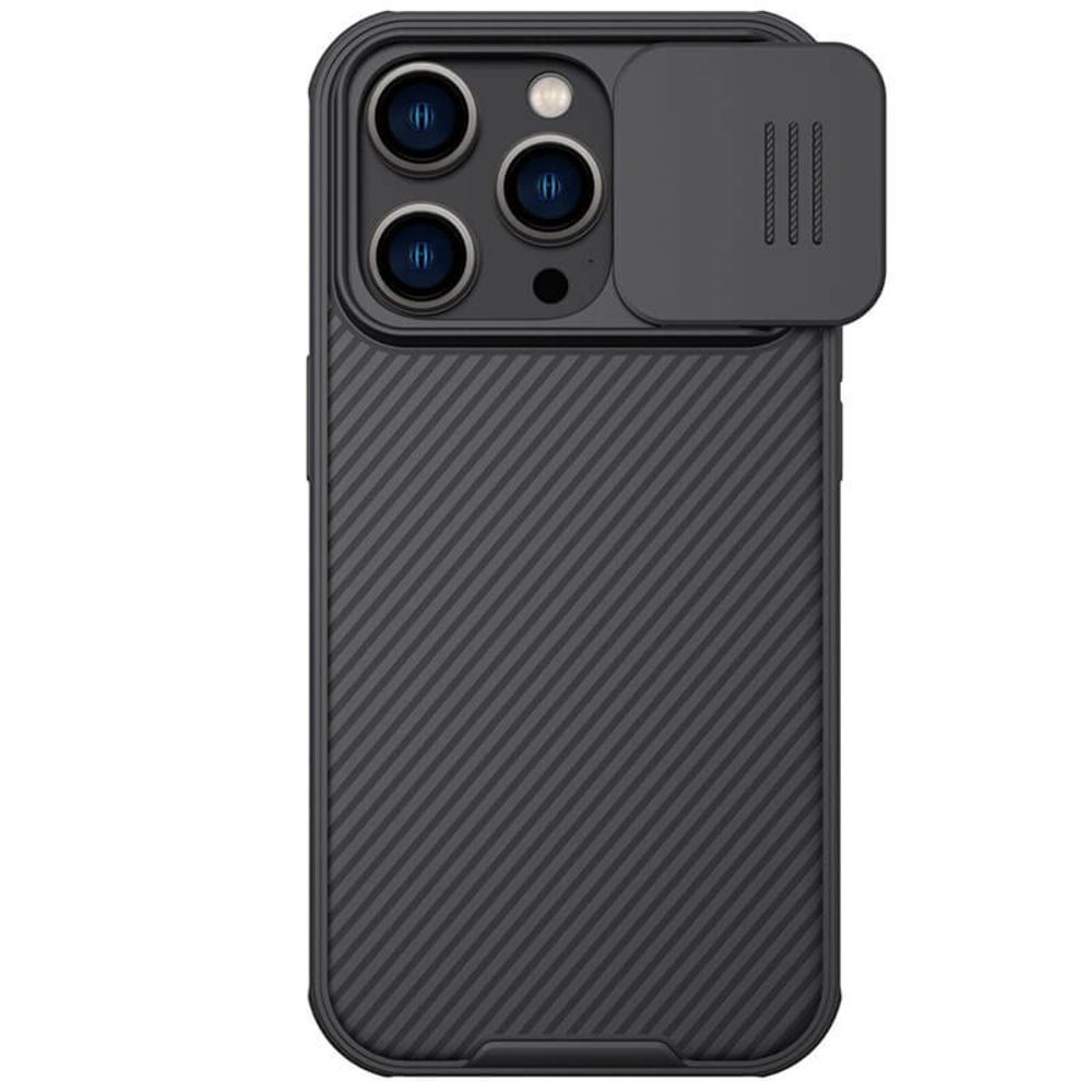 Maska za Apple iPhone 14 Pro Max — Nillkin CamShield, crna