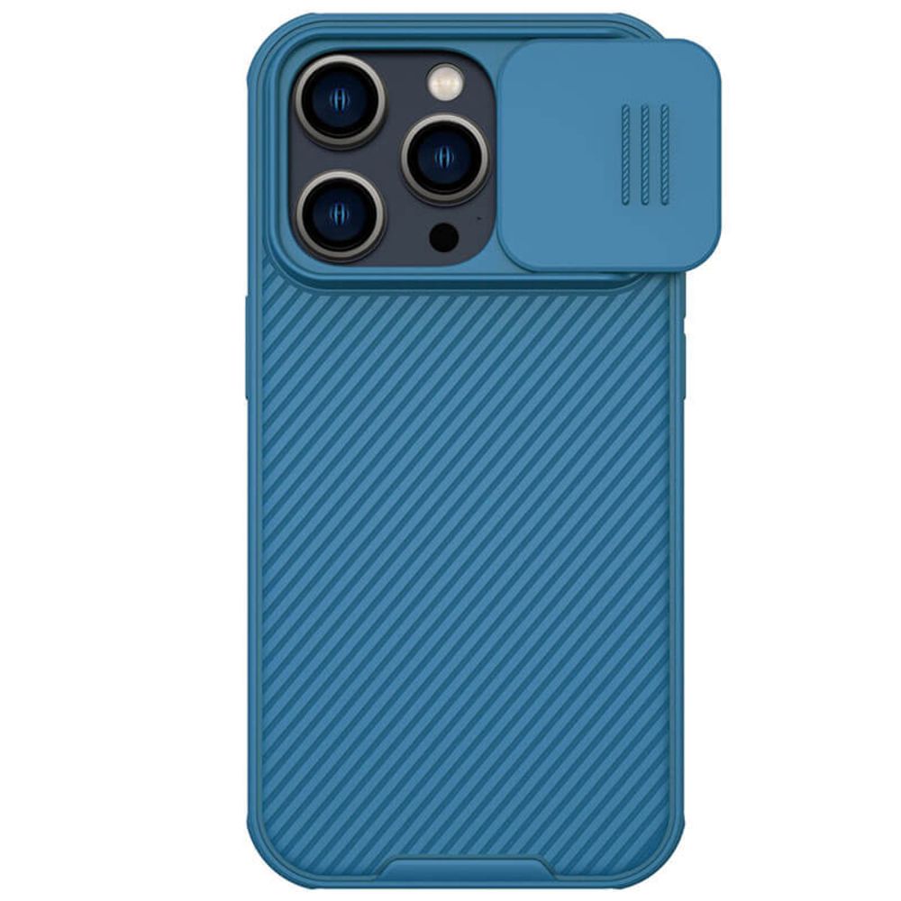 Maska za Apple iPhone 14 Pro Max — Nillkin CamShield, plava