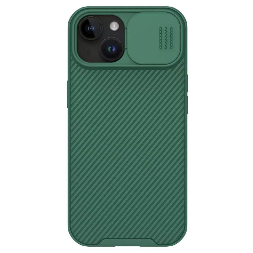 Maska za Apple iPhone 15 Plus — Nillkin CamShield Pro, zelena