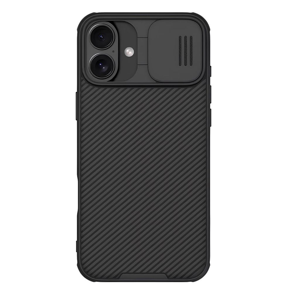 Maska za Apple iPhone 16 Plus — Nillkin CamShield Pro, crna