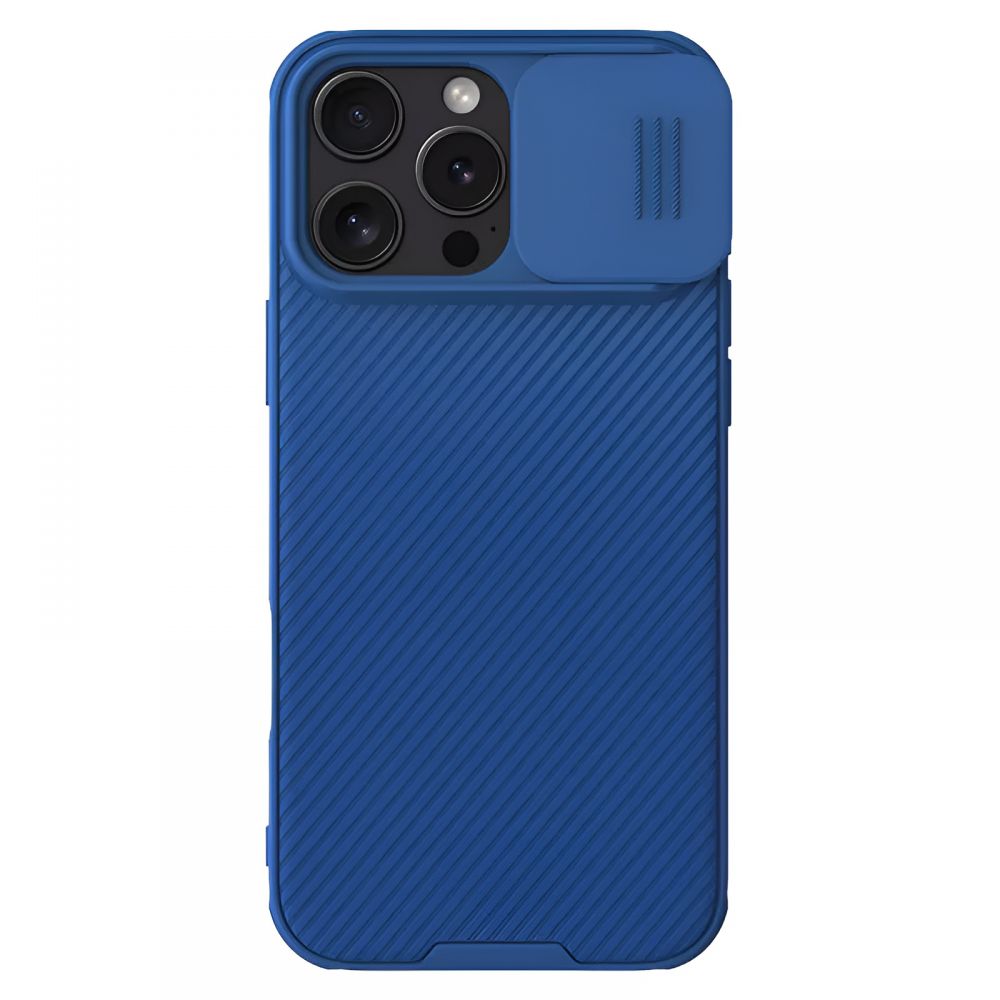 Maska za Apple iPhone 16 Pro Max — Nillkin CamShield, plava