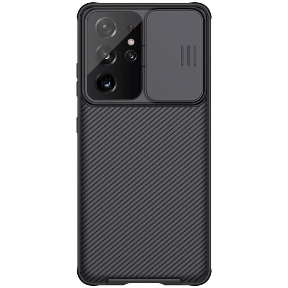 Maska za Samsung Galaxy S21 Ultra — Nillkin CamShield Pro, crna