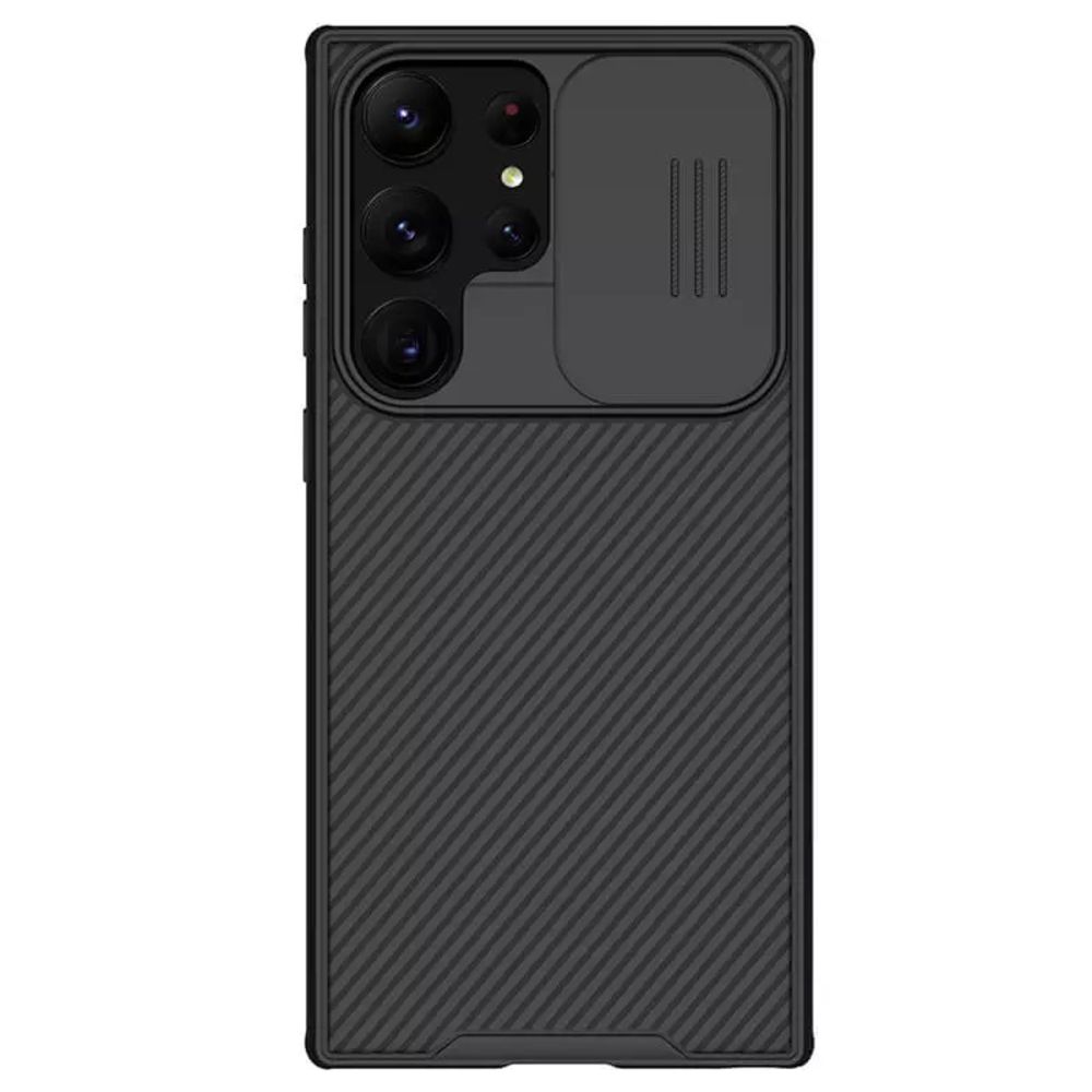 Maska za Samsung Galaxy S23 Ultra — Nillkin CamShield Pro, crna