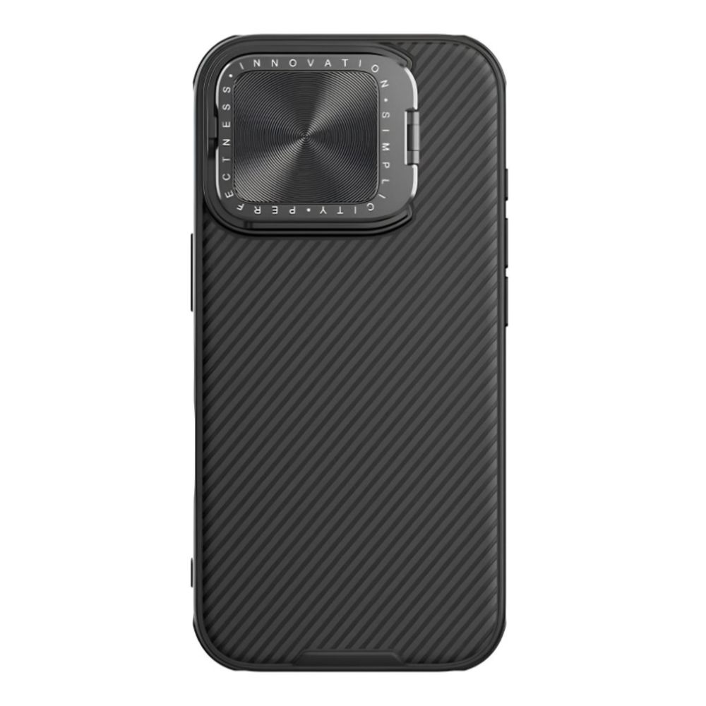 Maska za Apple iPhone 16 Pro — Nillkin CamShield Prop, crna