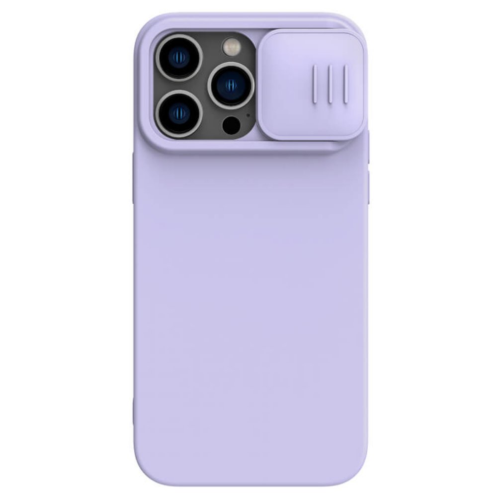 Maska za Apple iPhone 14 Pro — Nillkin CamShield Silky, ljubicasta