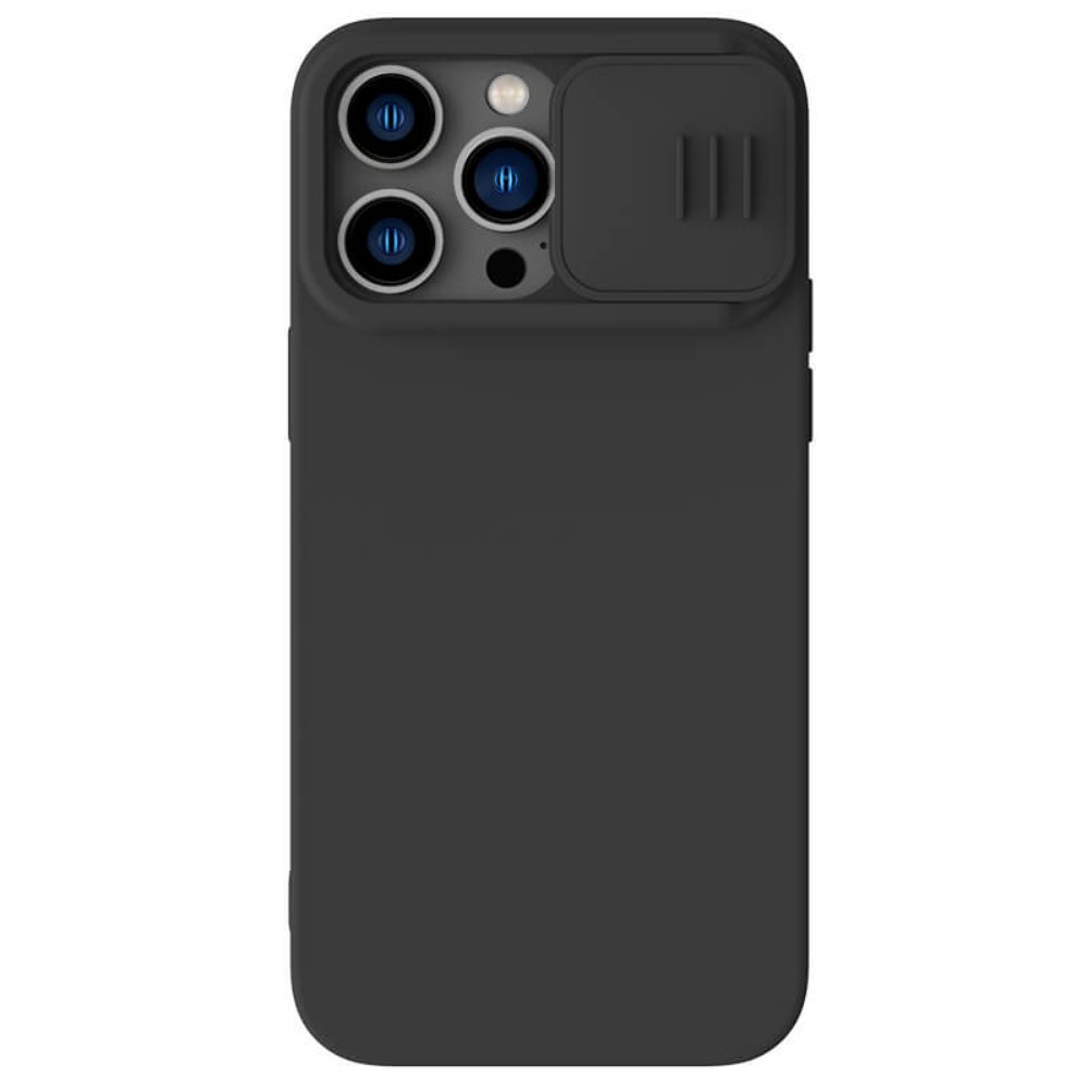 Maska za Apple iPhone 14 Pro Max — Nillkin CamShield Silky, crna