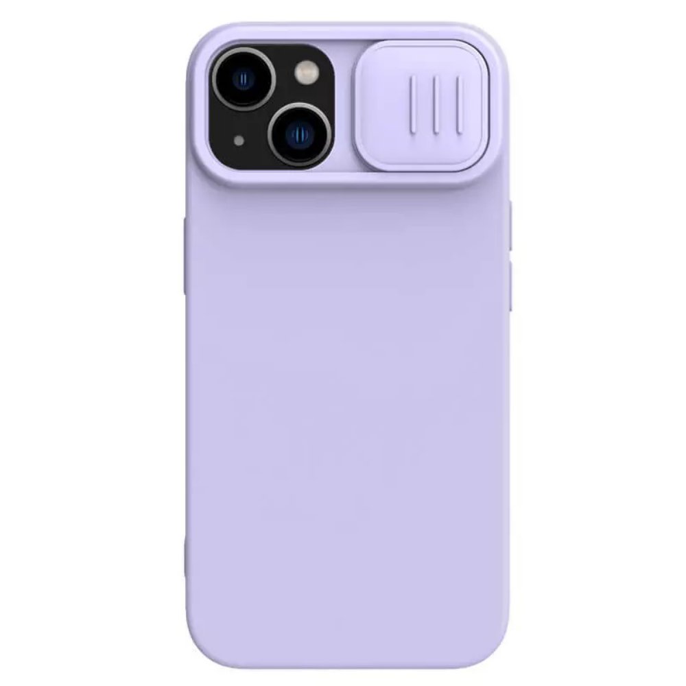 Maska za Apple iPhone 15 Plus — Nillkin CamShield Silky, ljubicasta