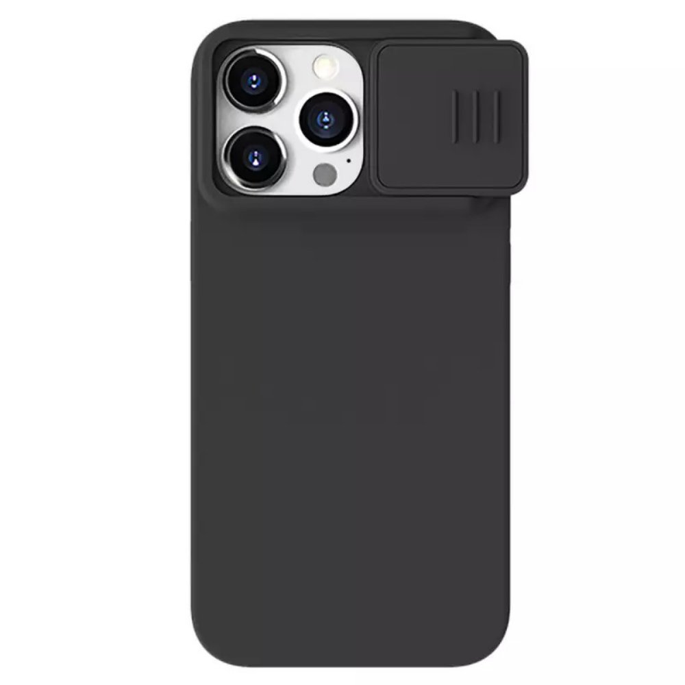 Maska za Apple iPhone 15 Pro — Nillkin CamShield Silky, crna