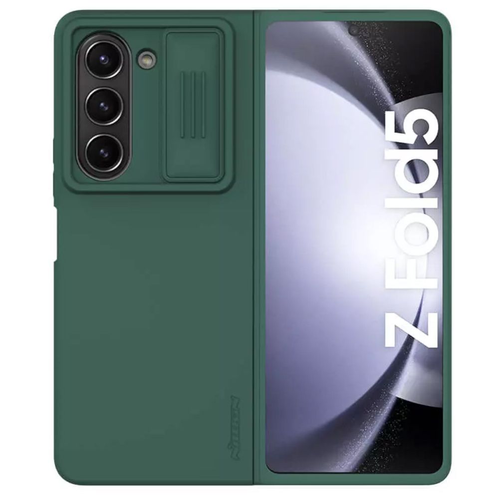 Maska za Samsung Galaxy Z Fold 5 — Nillkin CamShield Silky, zelena