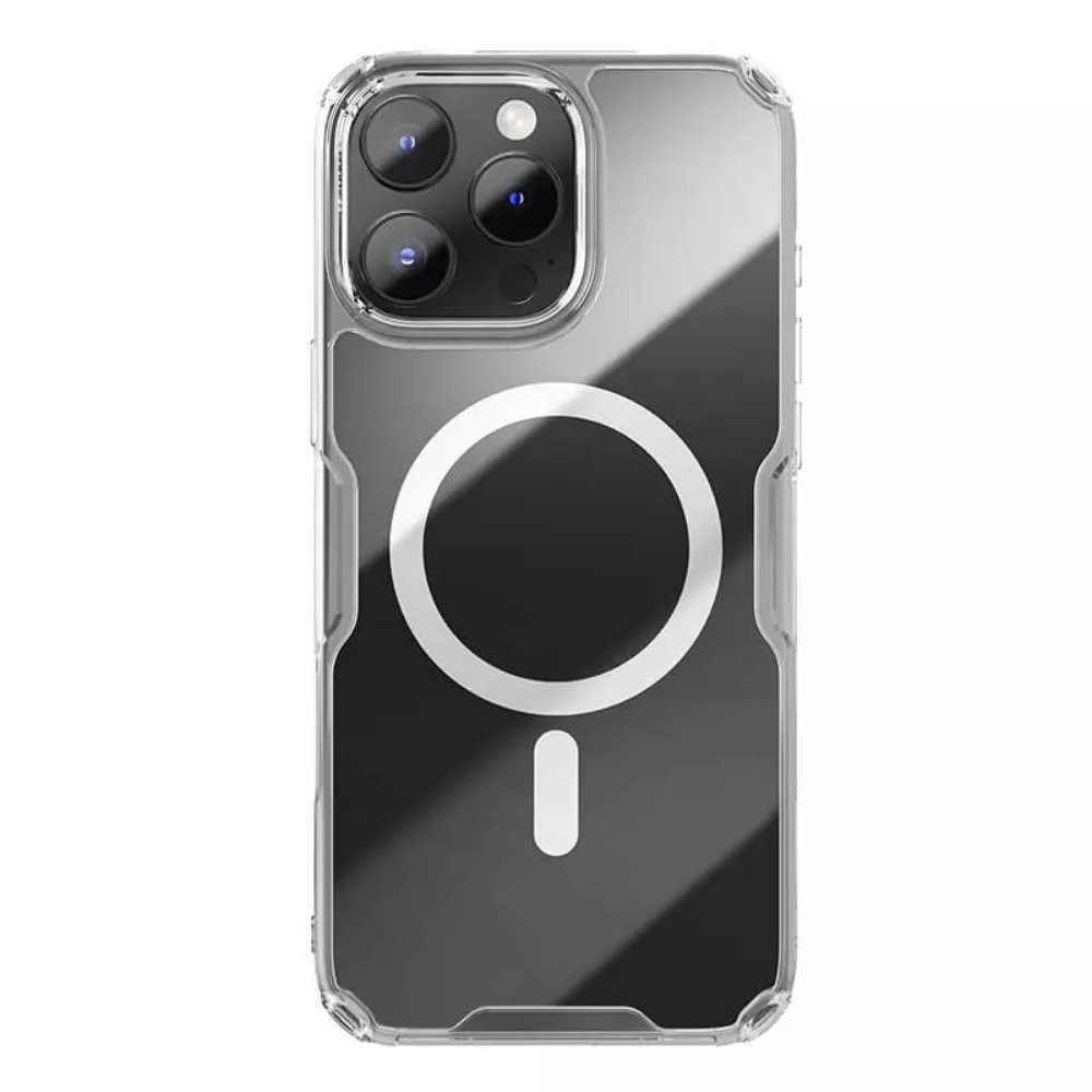 Maska za Apple iPhone 16 Pro Max — Nillkin Nature Magnetic, transparent