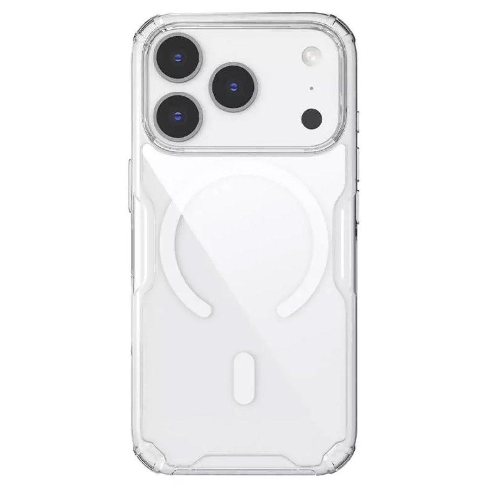 Maska za Apple iPhone 17 Pro — Nillkin Nature Magnetic, transparent
