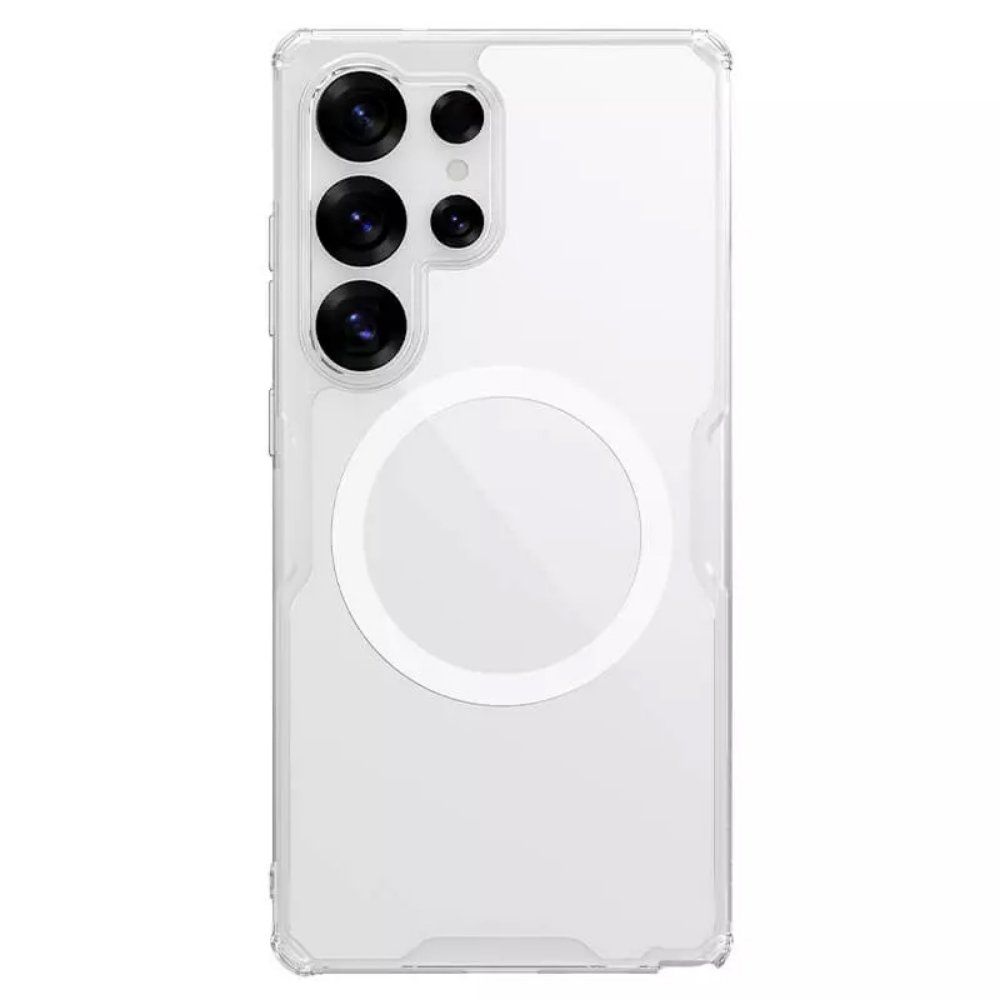 Maska za Samsung Galaxy S25 Ultra — Nillkin Nature Pro Magnetic, transparent