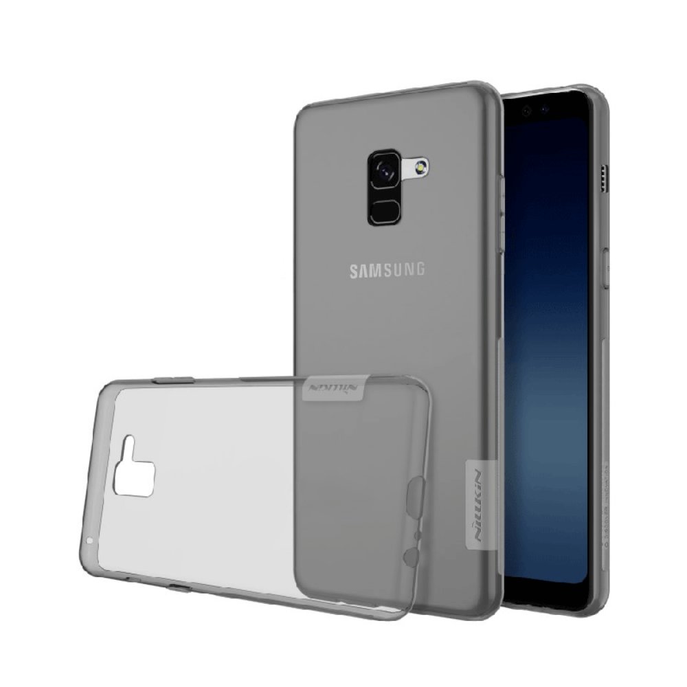Maska za Samsung Galaxy A8 Plus 2018 — Nillkin Nature, siva
