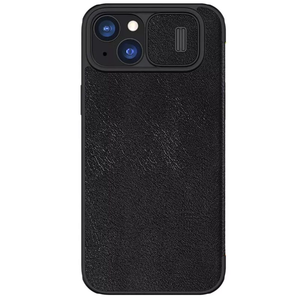 Maska za Apple iPhone 15 Plus — Nillkin Qin Pro, crna
