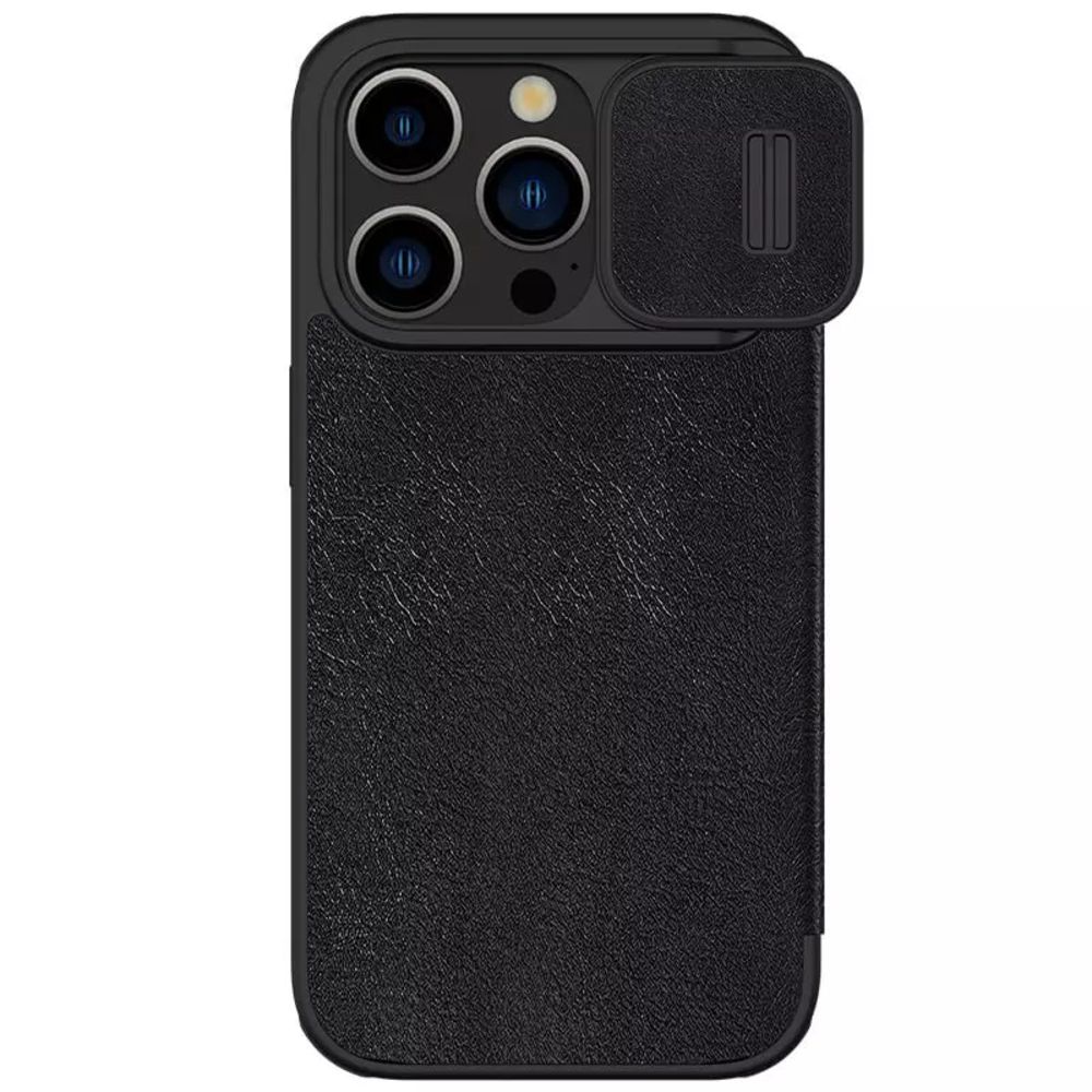 Maska za Apple iPhone 15 Pro — Nillkin Qin, crna