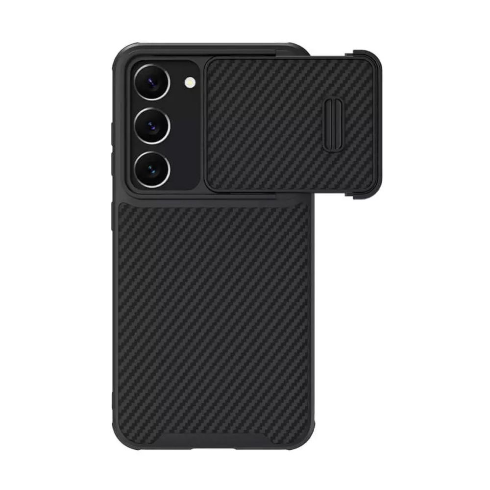 Maska za Samsung Galaxy S23 Plus — Nillkin Synthetic Fiber, crna
