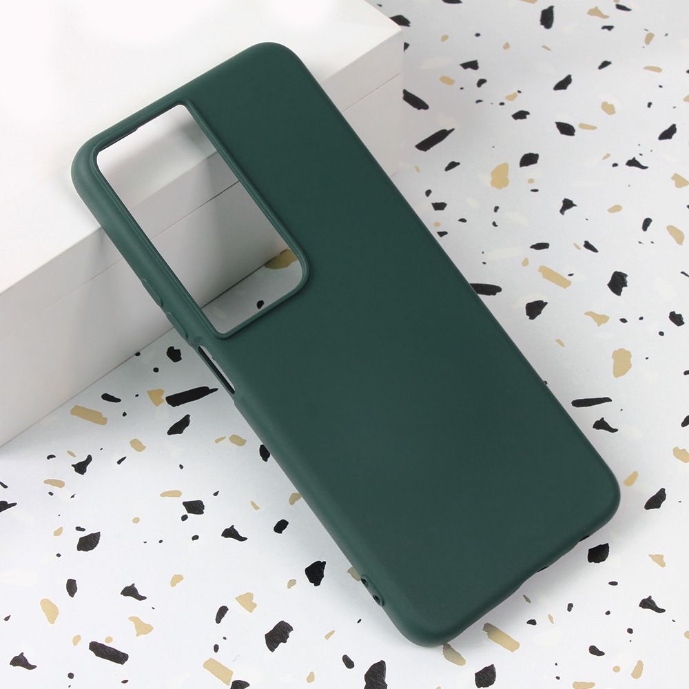 Maska za Honor X7b — Shell Velvet, tamno zelena