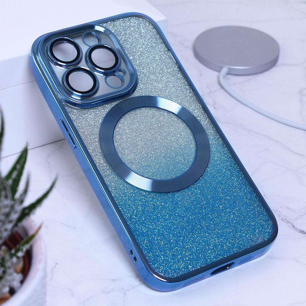 Maska za Apple iPhone 14 Pro — Shine Magsafe, plava