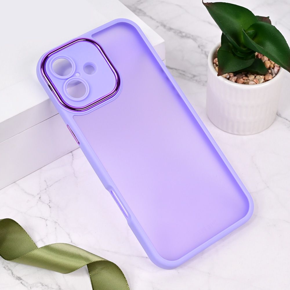 Maska za Apple iPhone 16 Plus — Shining Camera, ljubicasta