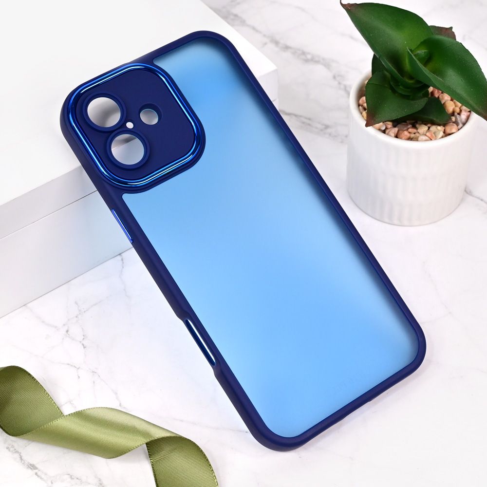 Maska za Apple iPhone 16 Plus — Shining Camera, plava