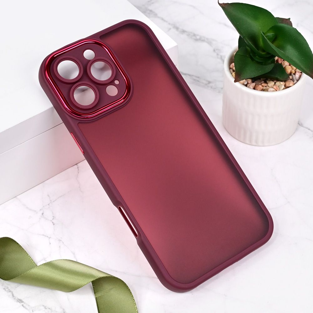 Maska za Apple iPhone 16 Pro Max — Shining Camera, crvena