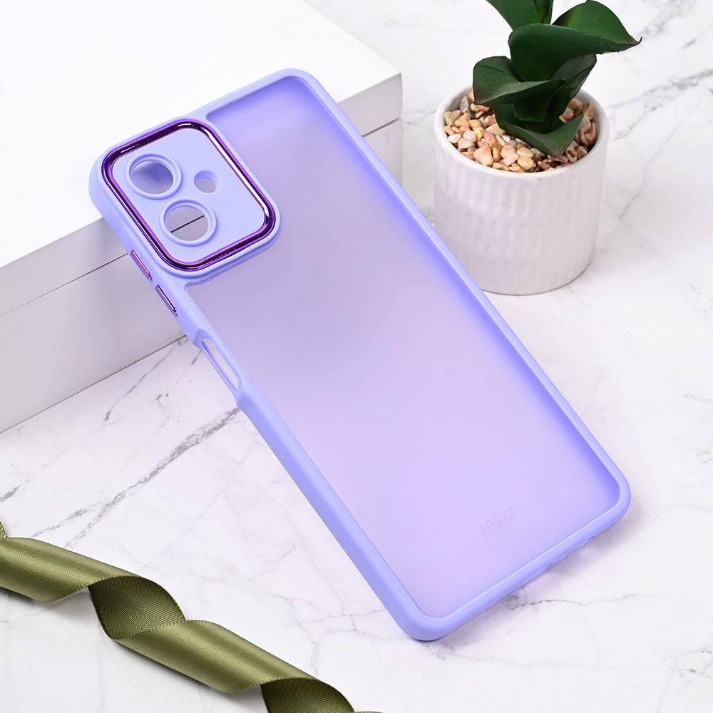 Maska za Samsung Galaxy A06 — Shining Camera, ljubicasta