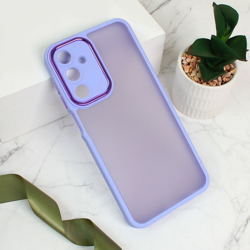 Maska za Samsung Galaxy A25 5G — Shining Camera, ljubicasta