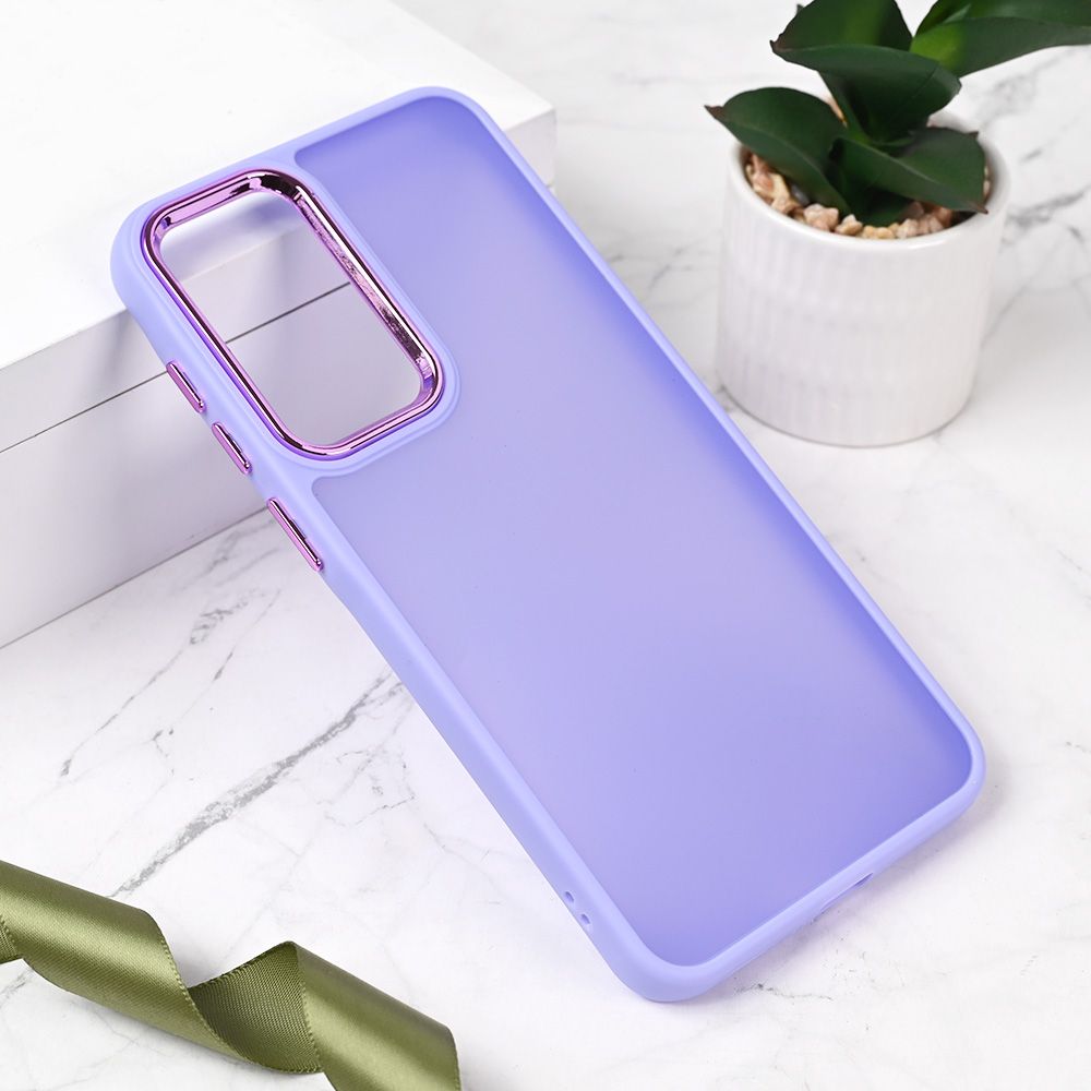 Maska za Samsung Galaxy A36 5G — Shining Camera, ljubicasta