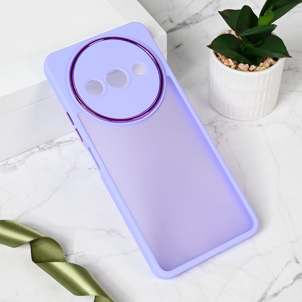 Maska za Xiaomi Redmi A3 — Shining Camera, ljubicasta