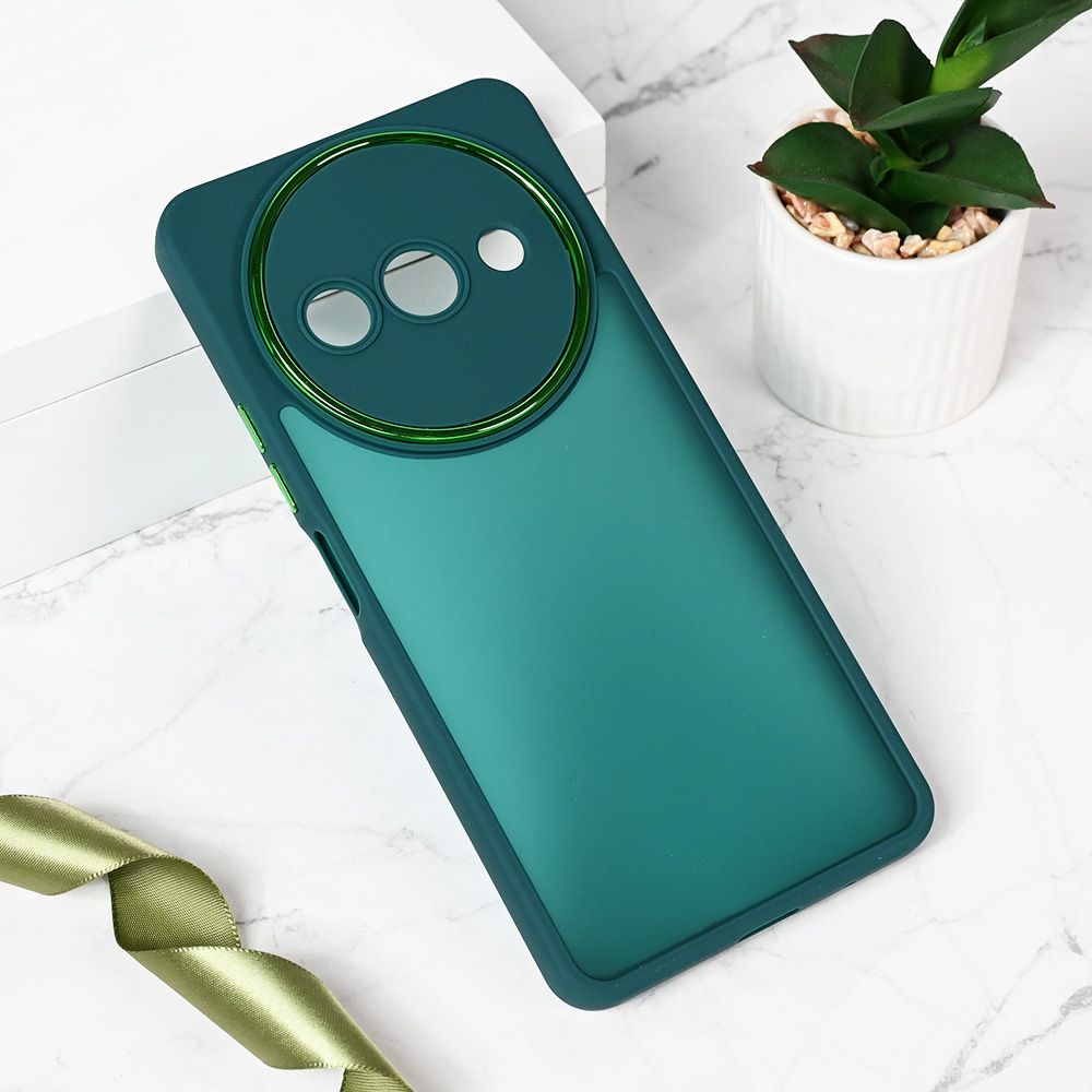 Maska za Xiaomi Redmi A3 — Shining Camera, tamno zelena