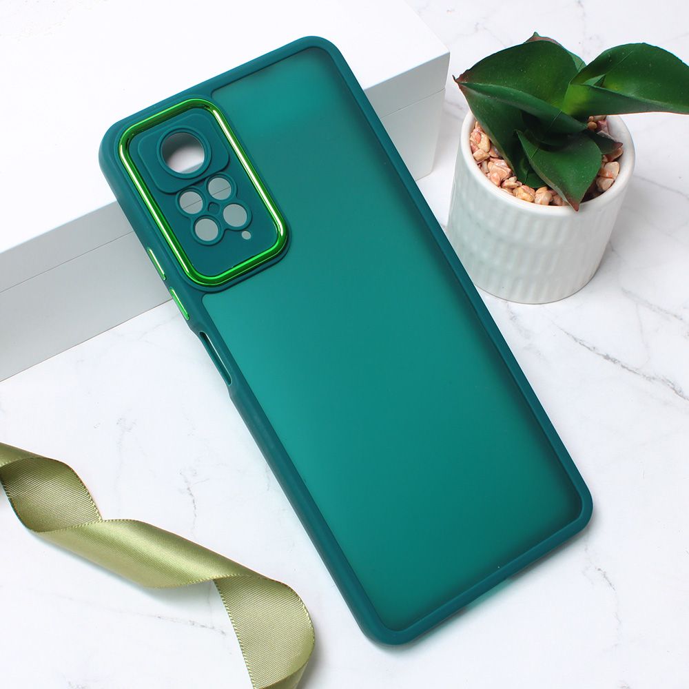 Maska za Samsung — Shining Camera, tamno zelena