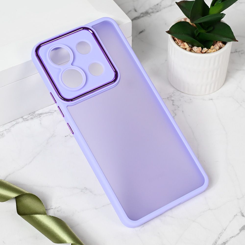 Maska za Samsung — Shining Camera, ljubicasta